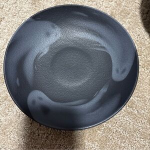 Mesa Brasil Halloween Flying Ghost Black Salad / Soup Bowl 8" Brazil
